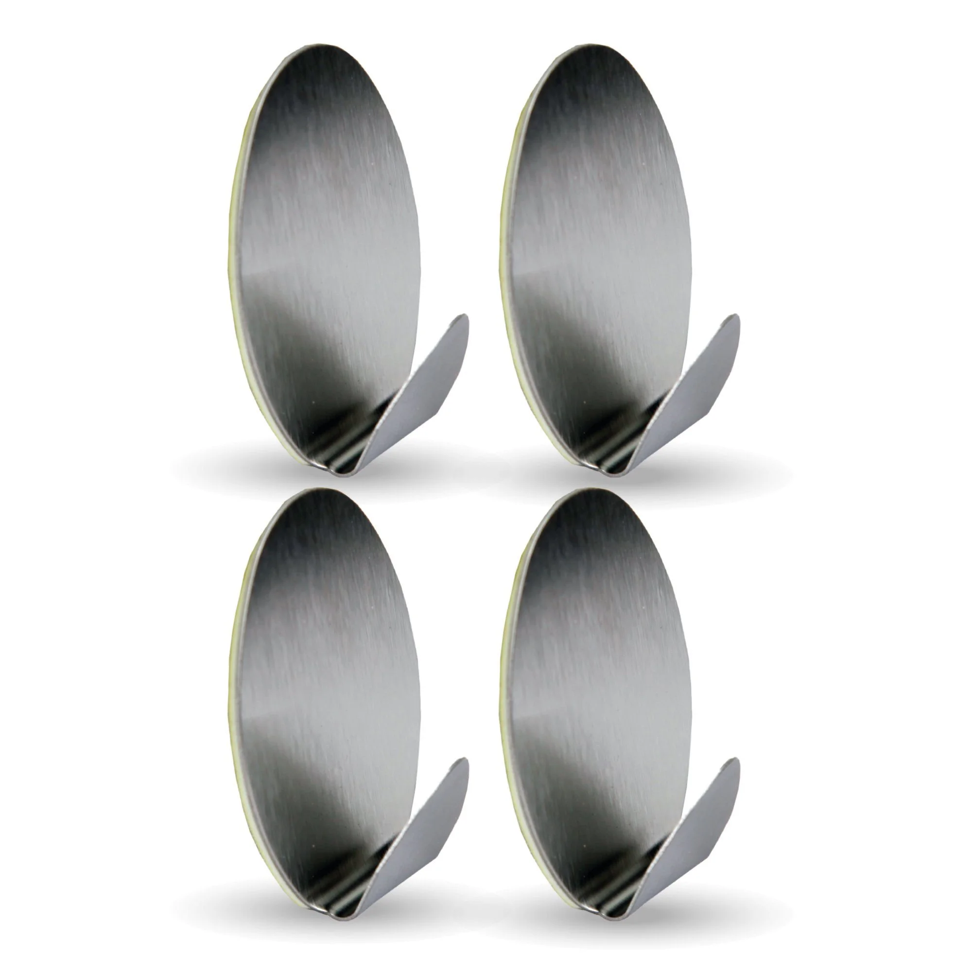 BESTLIVINGS Wandhaken · Edelstahl selbstklebend · 4er-Set